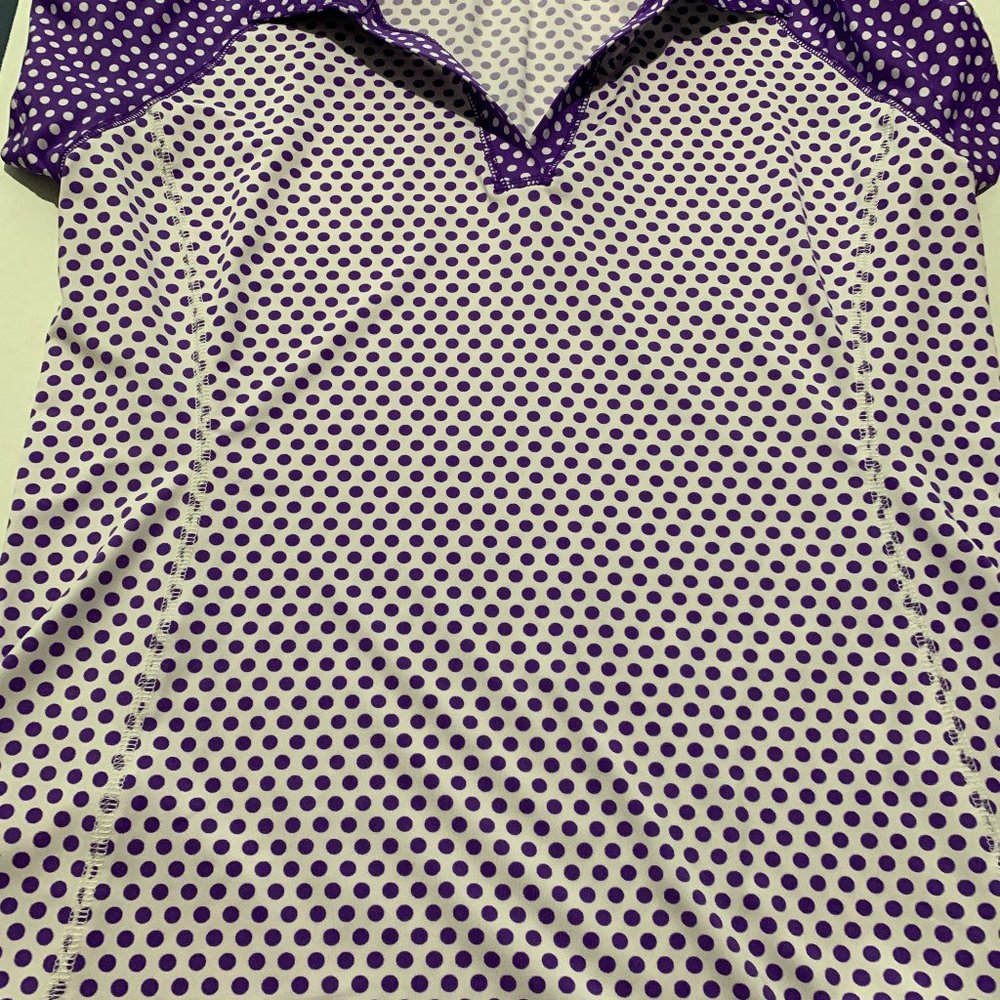 Women's short sleeve Jofit Golf shirt size MED like new dry cleaned only